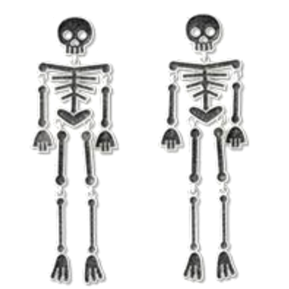Skellington earrings - Picture 2 of 3